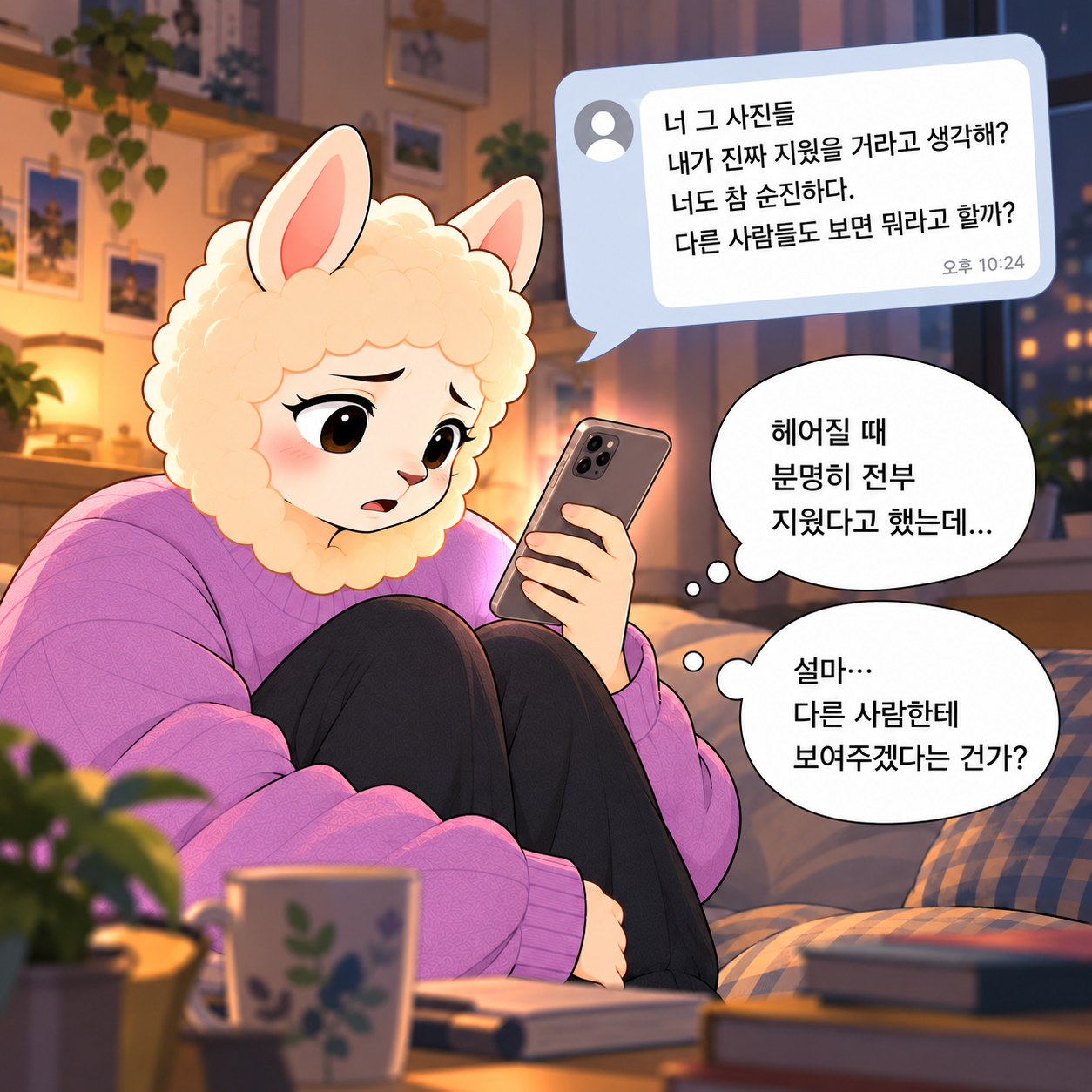 웹툰 <다시, 오늘> 7화 찍는 건 동의 했는데...