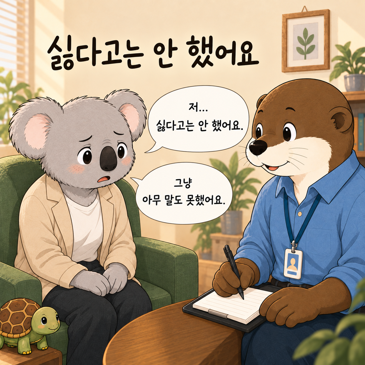 웹툰 <다시, 오늘> 6화 싫다고는 안 했어요.