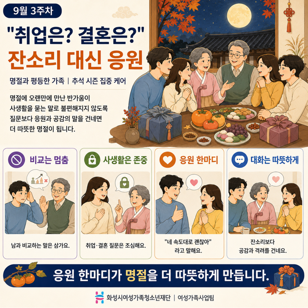 [GACHI 캠페인 18] “취업은? 결혼은?” 잔소리 대신 응원