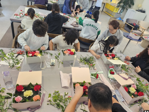 카네이션 플라워박스 만들기